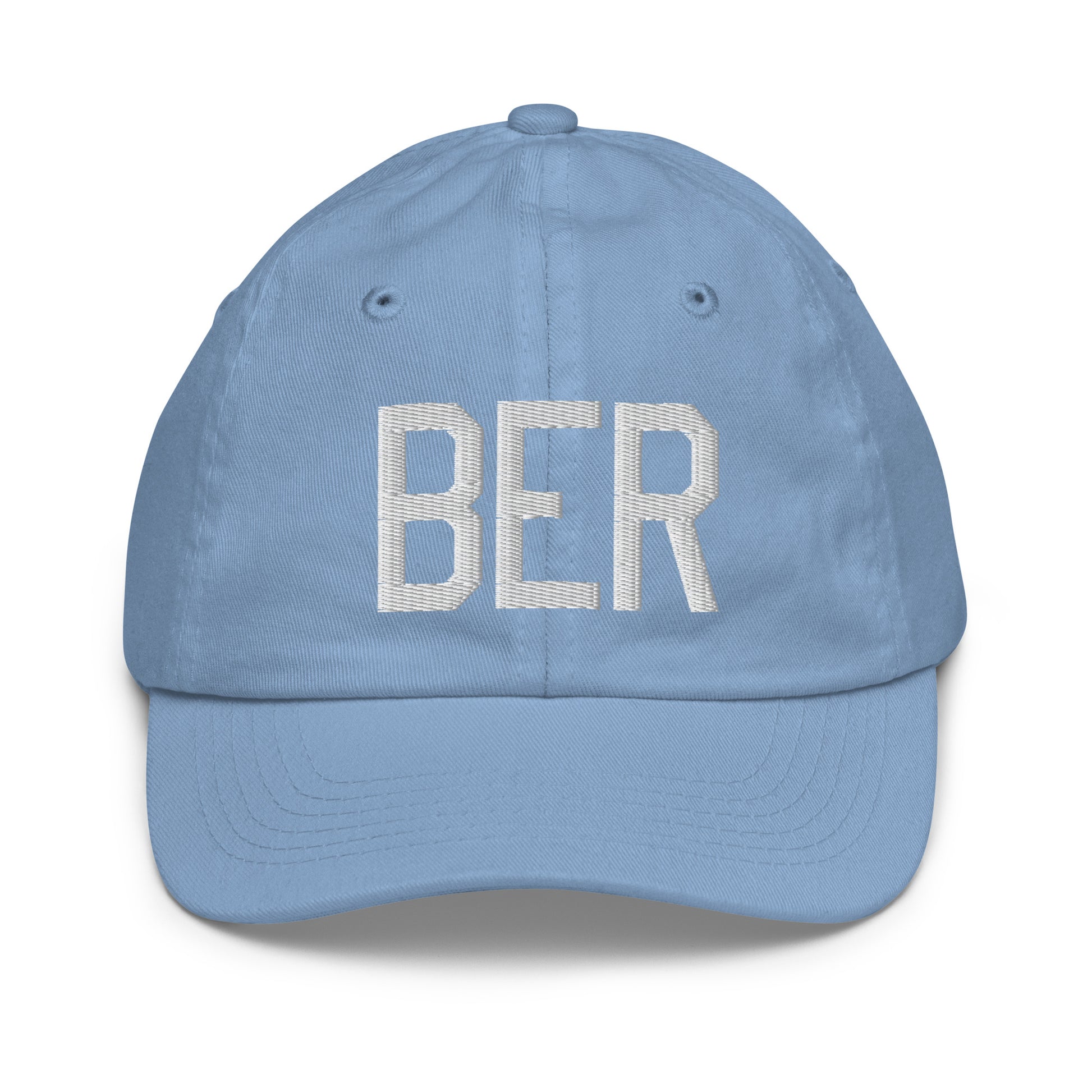 BER Berlin Kid's Baseball Cap • Air Force Lettering in White • YHM Designs - Image 22