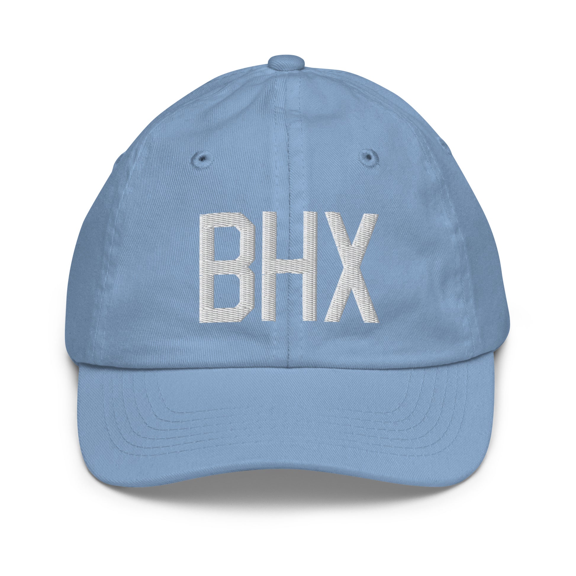 BHX Birmingham Kid's Baseball Cap • Air Force Lettering in White • YHM Designs - Image 22