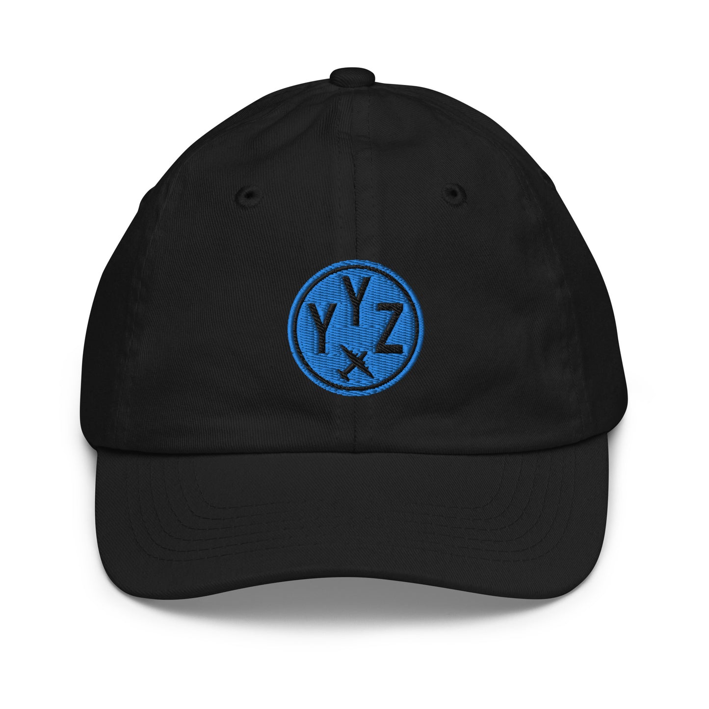 Roundel Kid's Baseball Cap - Aqua • YYZ Toronto • YHM Designs - Image 02
