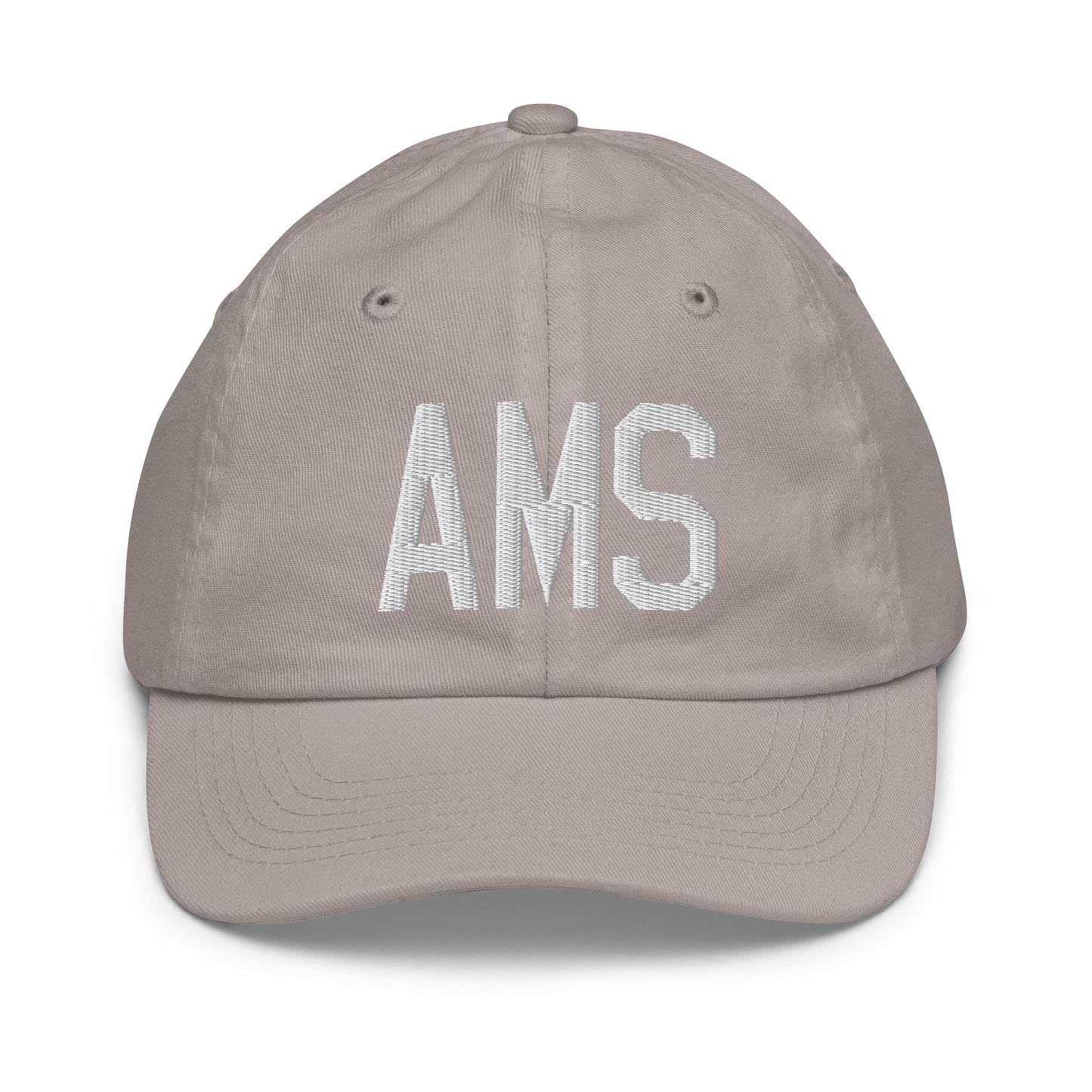 AMS Amsterdam Kid's Baseball Cap • Air Force Lettering in White • YHM Designs - Image 25