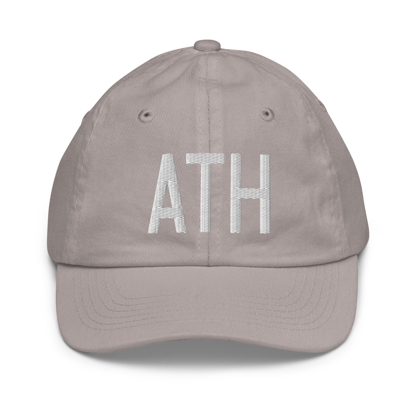 ATH Athens Kid's Baseball Cap • Air Force Lettering in White • YHM Designs - Image 25