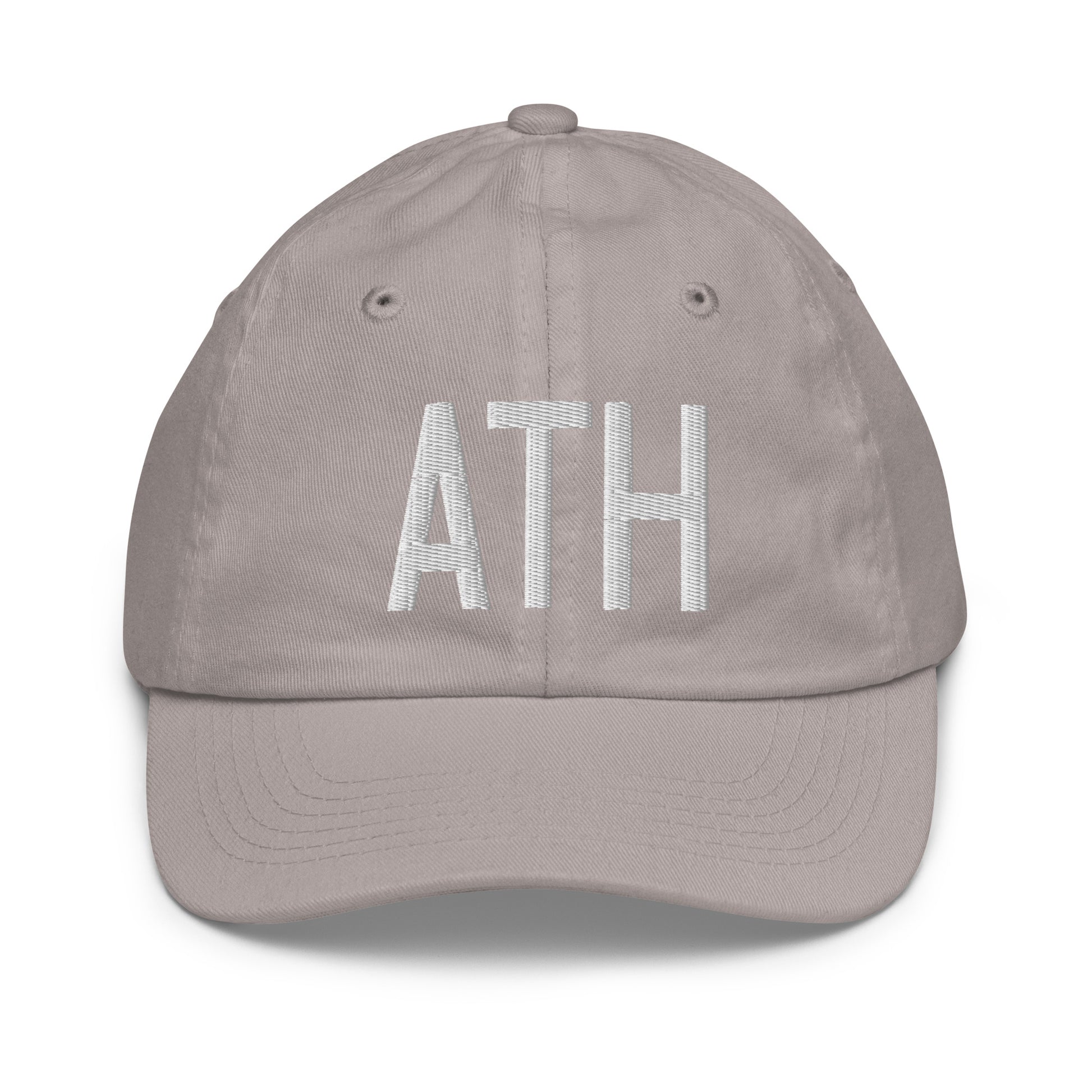 ATH Athens Kid's Baseball Cap • Air Force Lettering in White • YHM Designs - Image 25