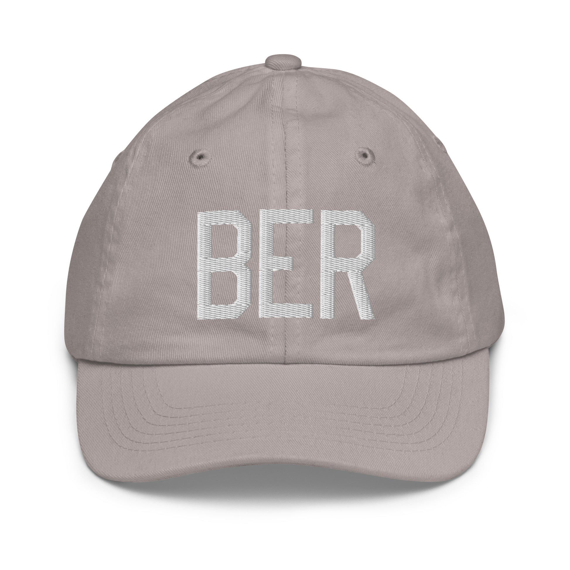 BER Berlin Kid's Baseball Cap • Air Force Lettering in White • YHM Designs - Image 25