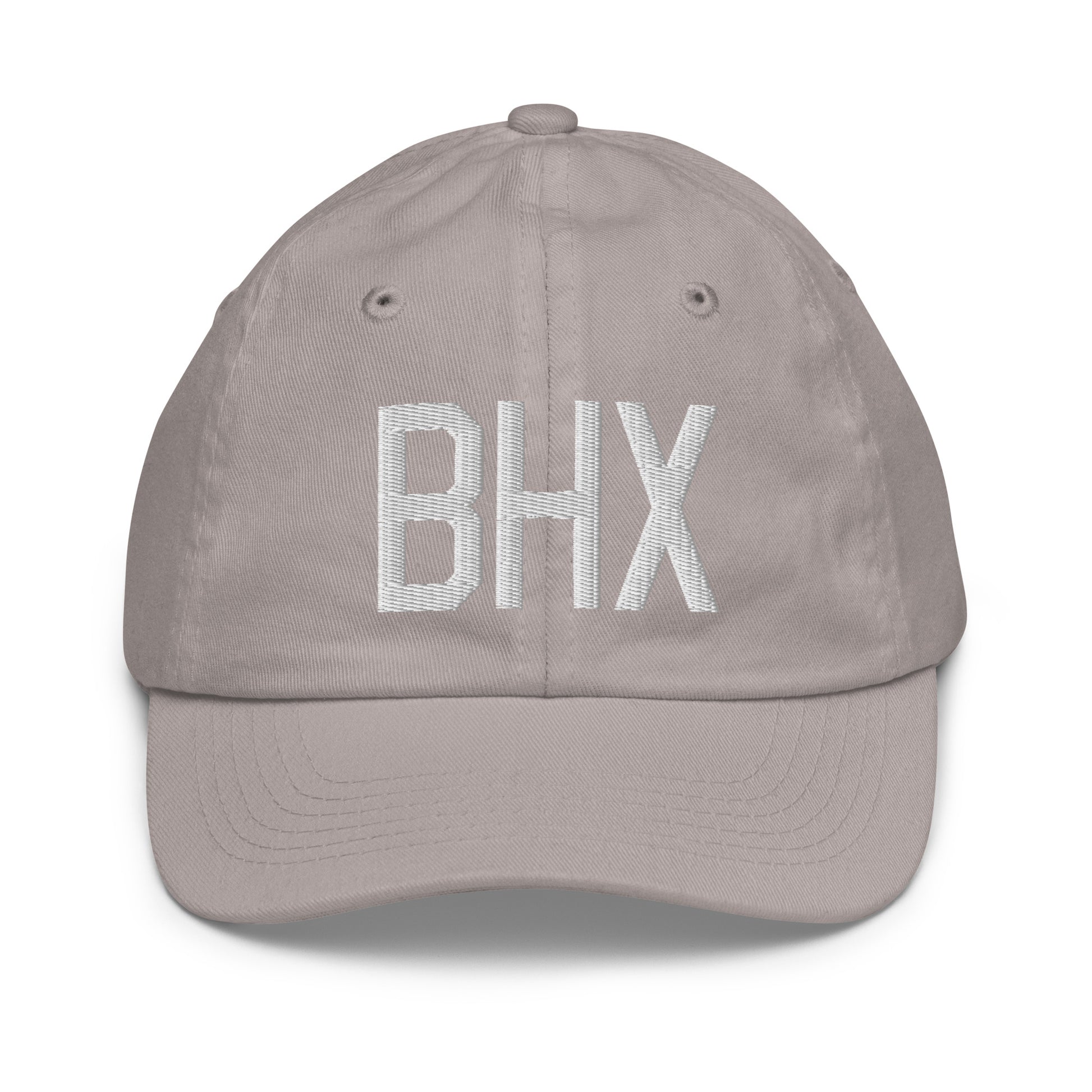 BHX Birmingham Kid's Baseball Cap • Air Force Lettering in White • YHM Designs - Image 25