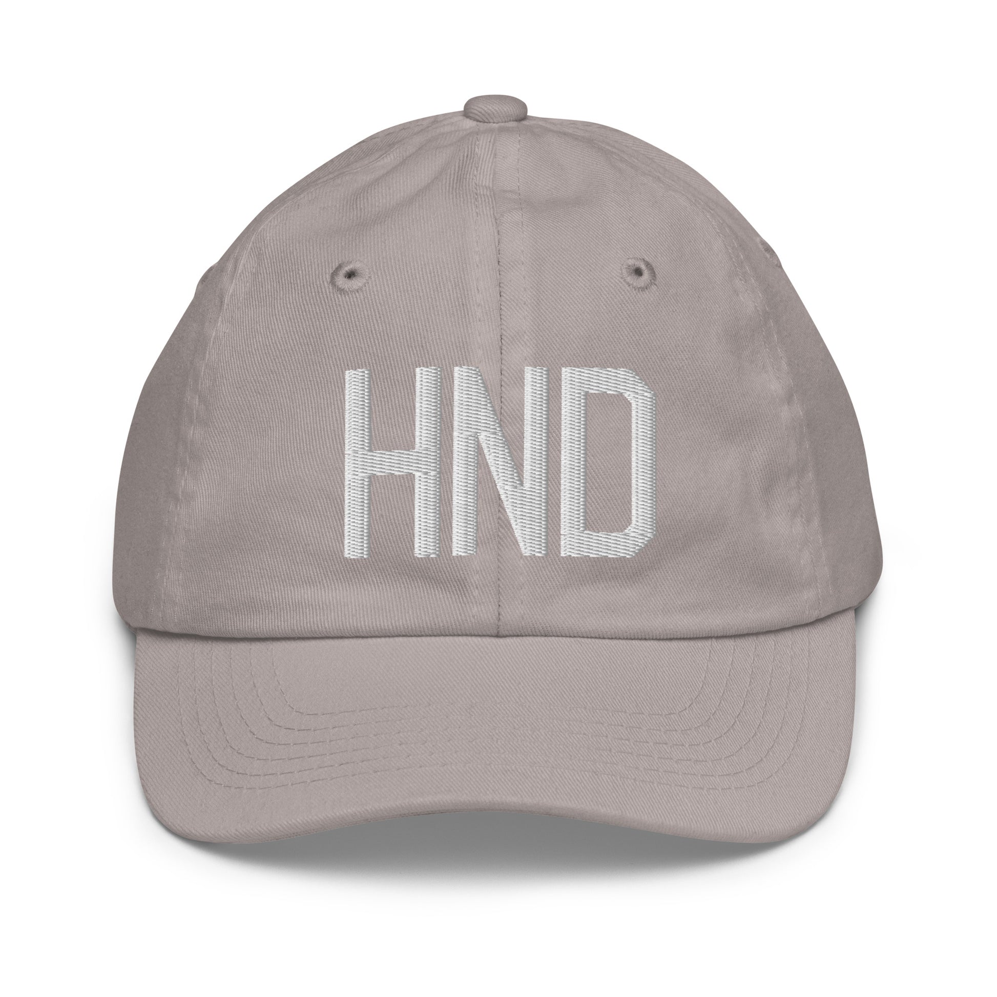 HND Tokyo Kid's Baseball Cap • Air Force Lettering in White • YHM Designs - Image 25
