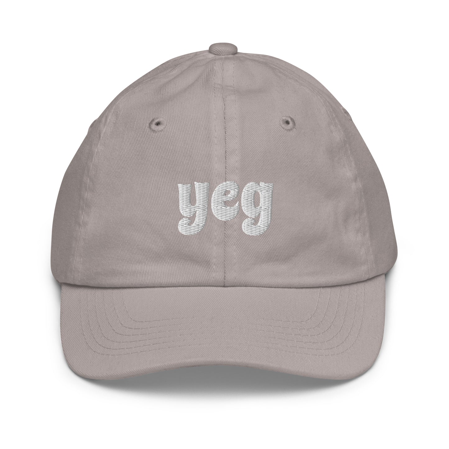 Groovy Kid's Baseball Cap - White • YEG Edmonton • YHM Designs - Image 19