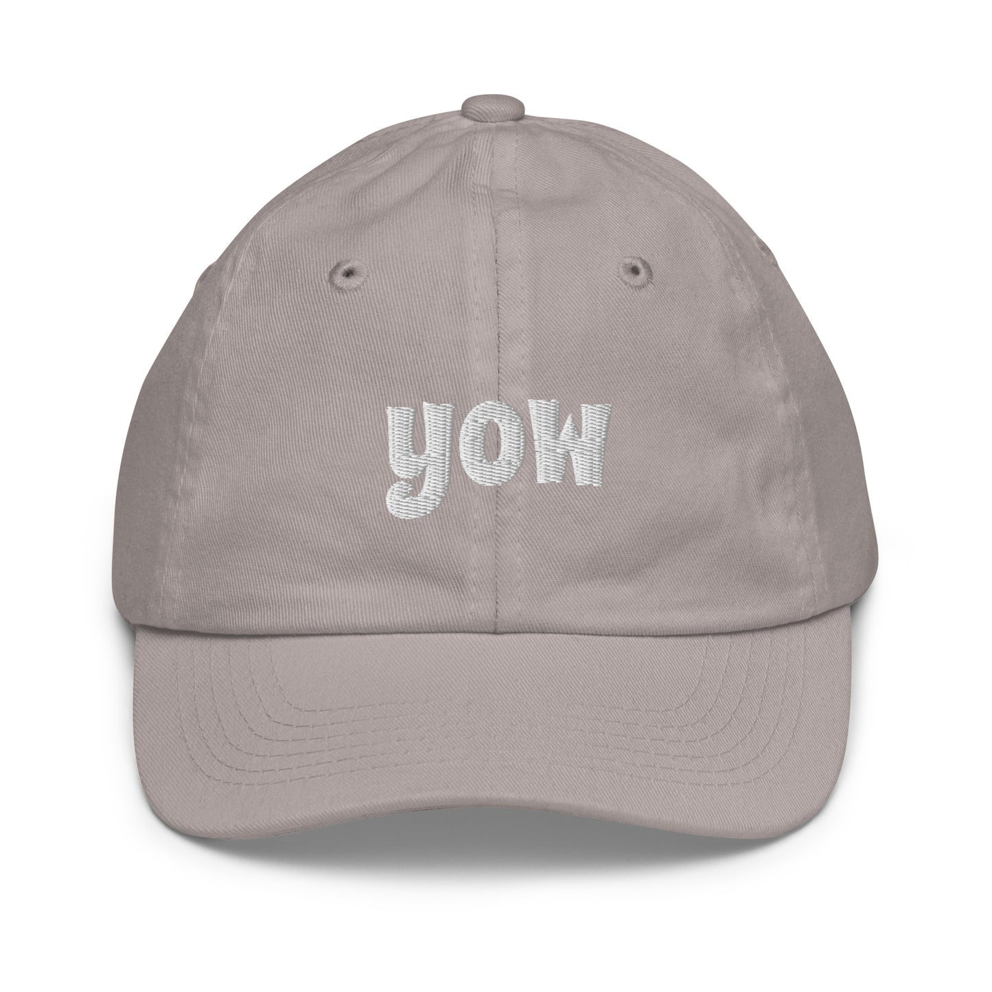 Groovy Kid's Baseball Cap - White • YOW Ottawa • YHM Designs - Image 19
