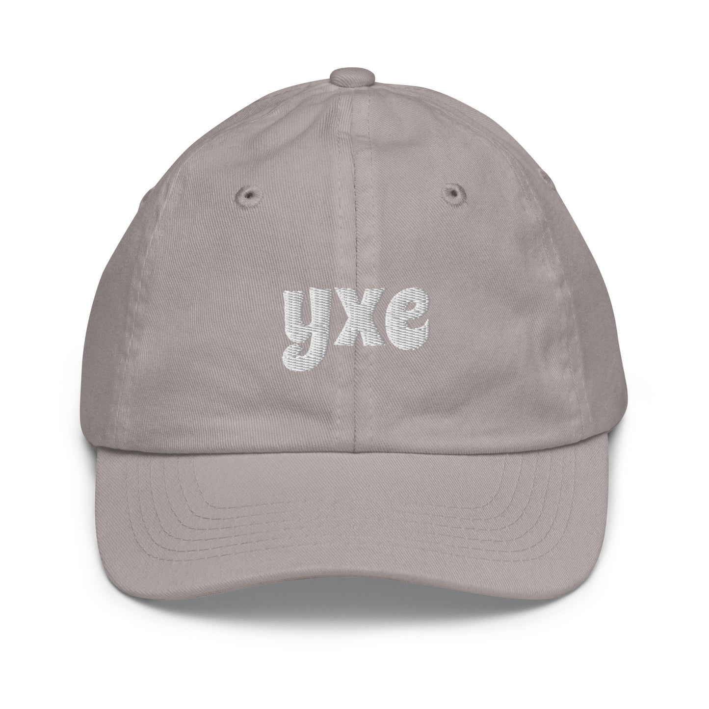 Groovy Kid's Baseball Cap - White • YXE Saskatoon • YHM Designs - Image 19