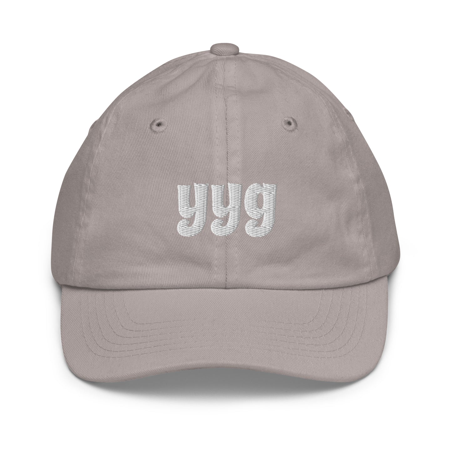 Groovy Kid's Baseball Cap - White • YYG Charlottetown • YHM Designs - Image 19