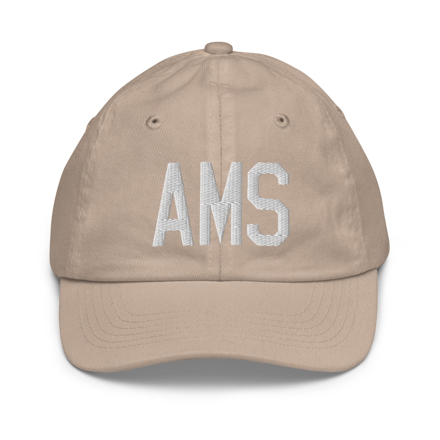 AMS Amsterdam Kid's Baseball Cap • Air Force Lettering in White • YHM Designs - Image 28