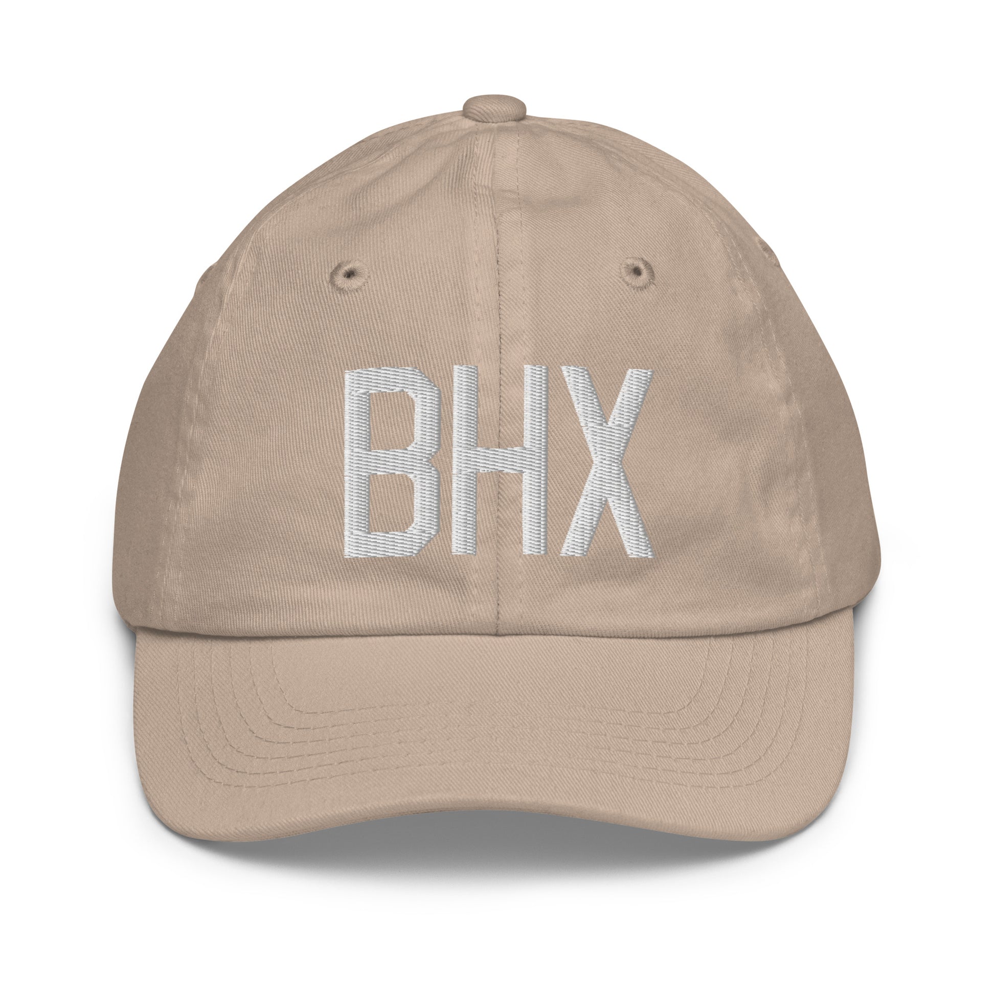 BHX Birmingham Kid's Baseball Cap • Air Force Lettering in White • YHM Designs - Image 28