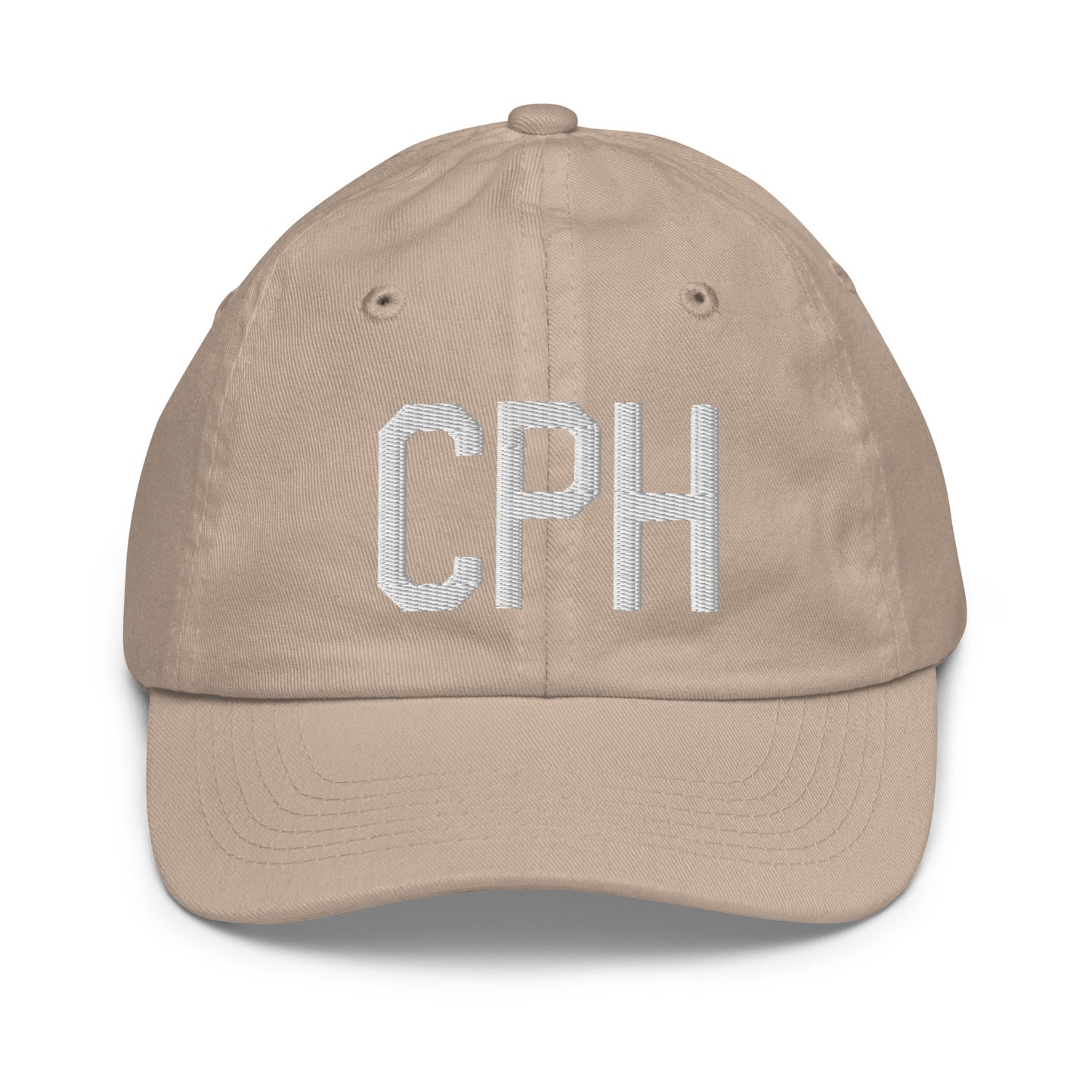 CPH Copenhagen Kid's Baseball Cap • Air Force Lettering in White • YHM Designs - Image 28