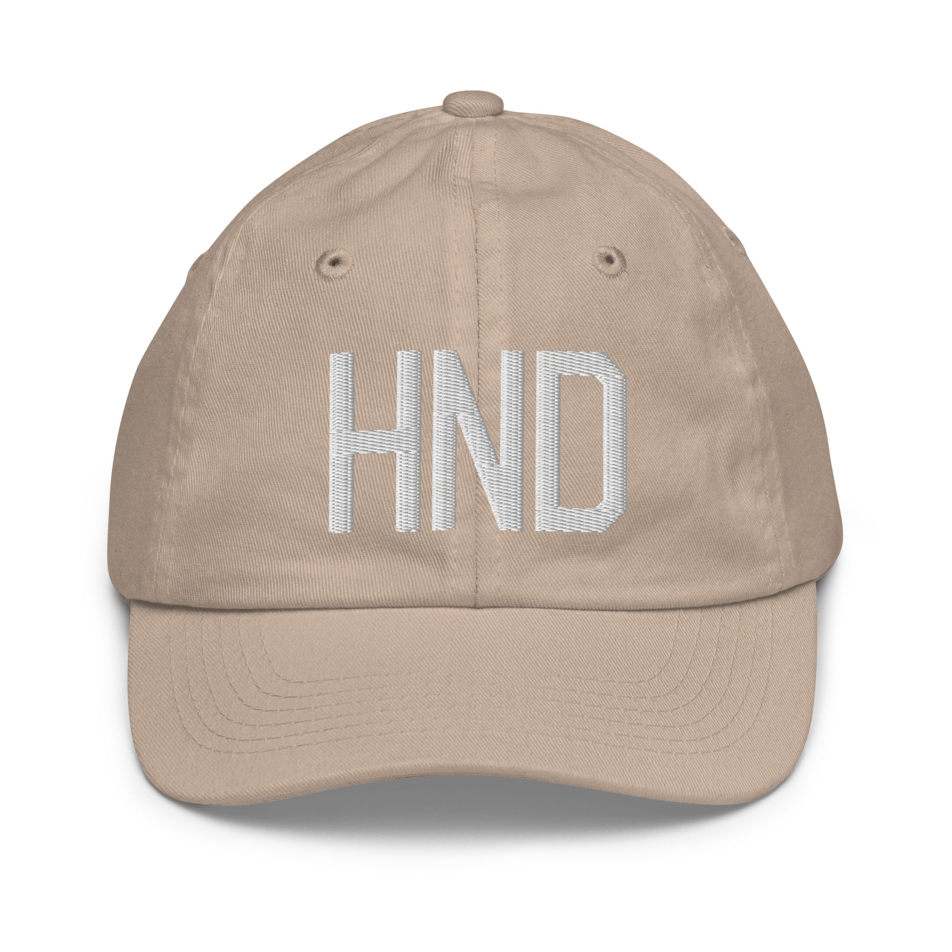 HND Tokyo Kid's Baseball Cap • Air Force Lettering in White • YHM Designs - Image 28