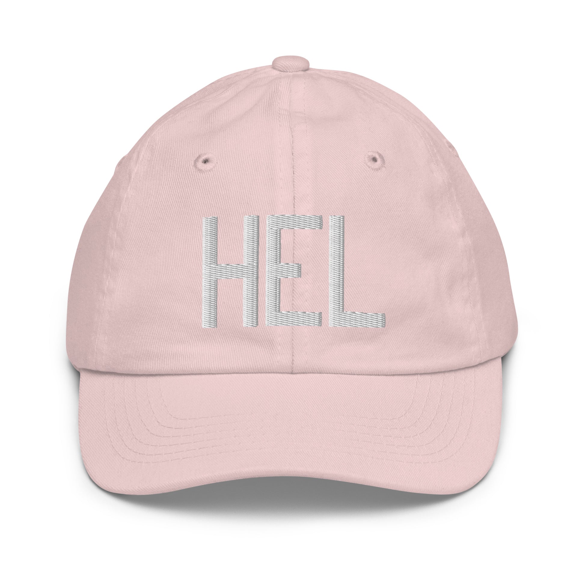 HEL Helsinki Kid's Baseball Cap • Air Force Lettering in White • YHM Designs - Image 31