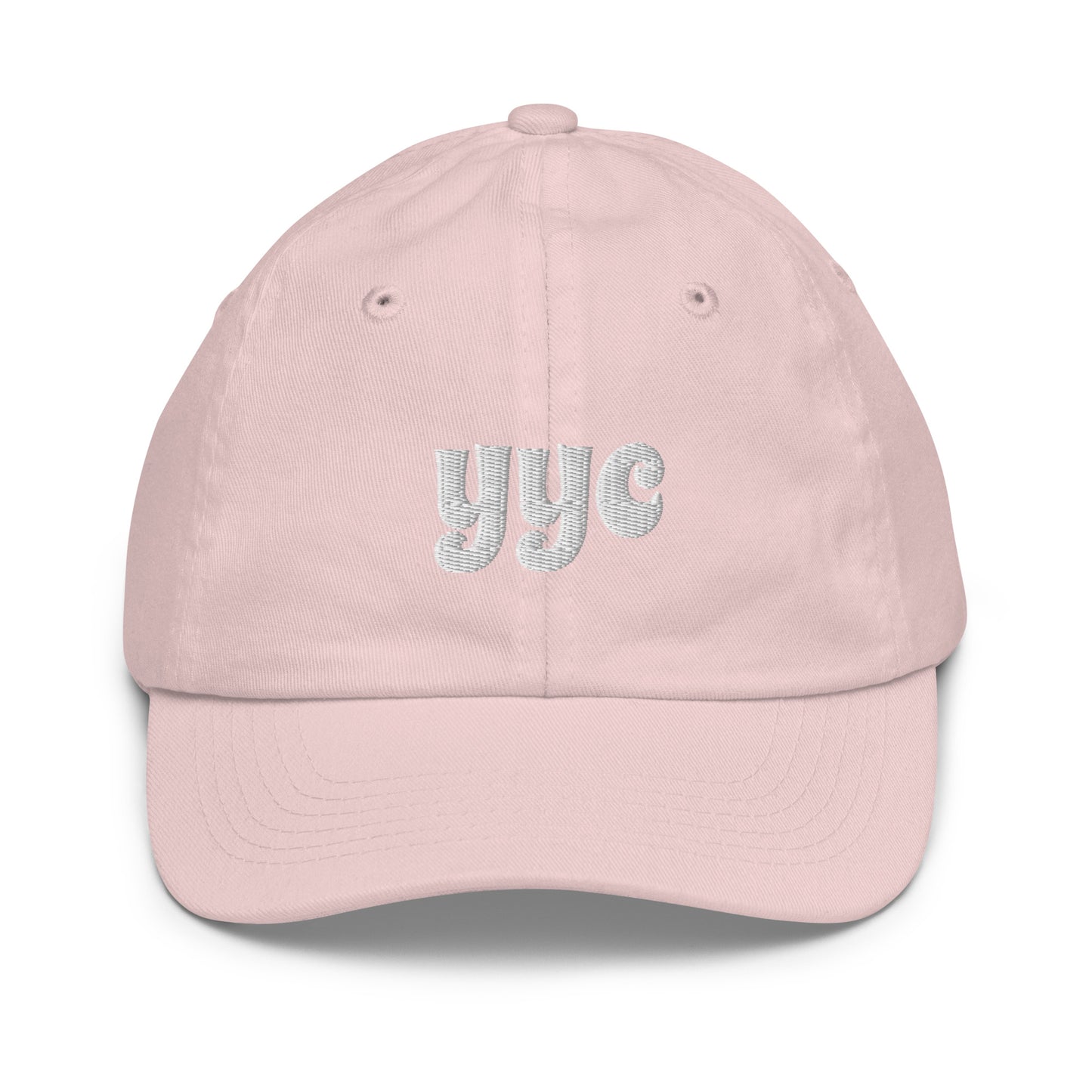Groovy Kid's Baseball Cap - White • YYC Calgary • YHM Designs - Image 23