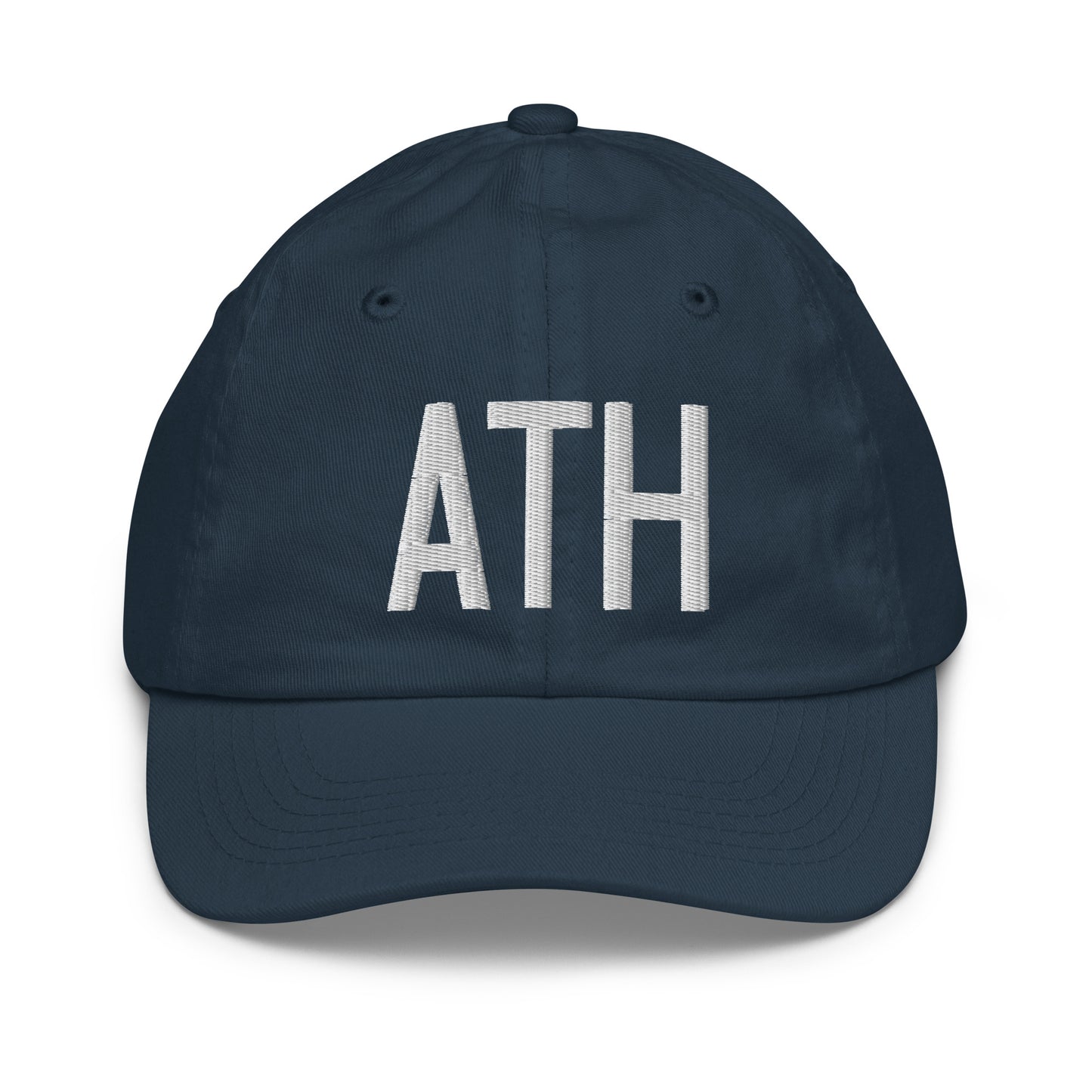 ATH Athens Kid's Baseball Cap • Air Force Lettering in White • YHM Designs - Image 14
