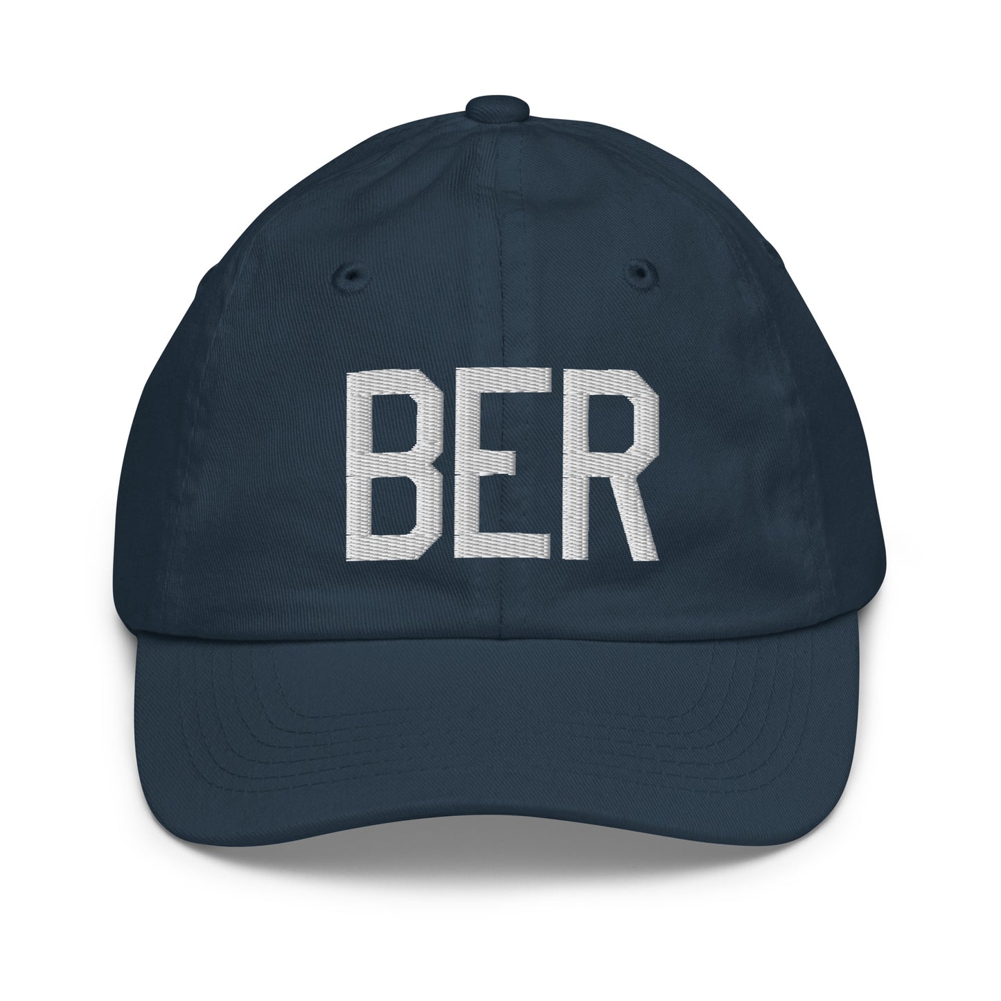BER Berlin Kid's Baseball Cap • Air Force Lettering in White • YHM Designs - Image 14