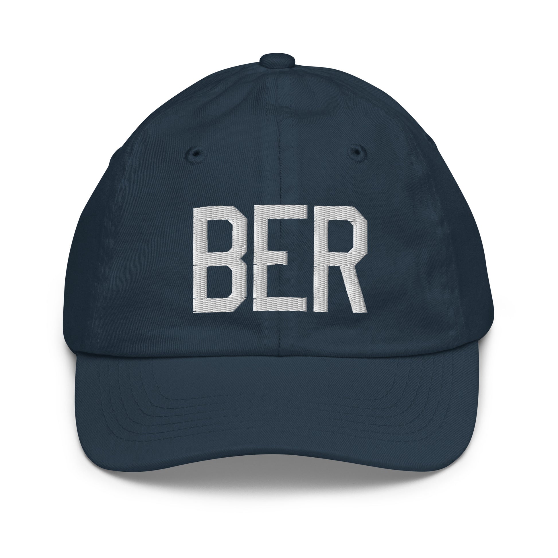 BER Berlin Kid's Baseball Cap • Air Force Lettering in White • YHM Designs - Image 14
