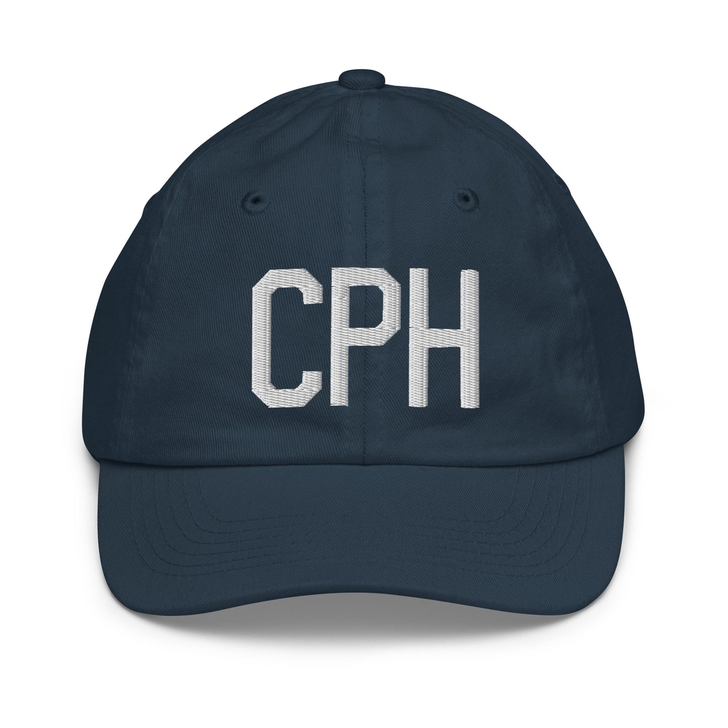 CPH Copenhagen Kid's Baseball Cap • Air Force Lettering in White • YHM Designs - Image 14