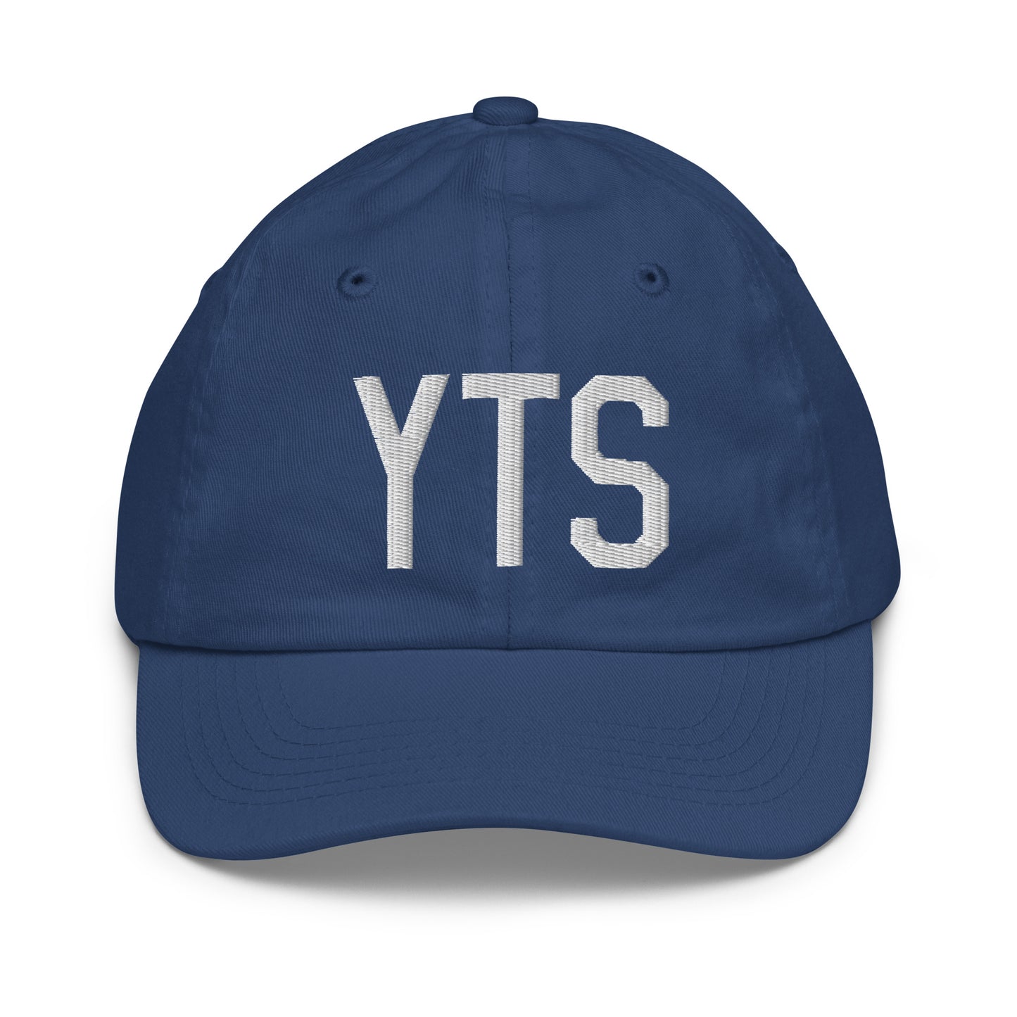 Airport Code Kid's Baseball Cap - White • YTS Timmins • YHM Designs - Image 20