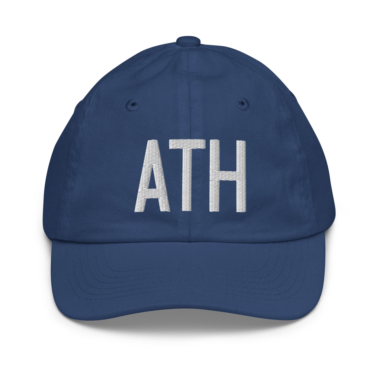 ATH Athens Kid's Baseball Cap • Air Force Lettering in White • YHM Designs - Image 20