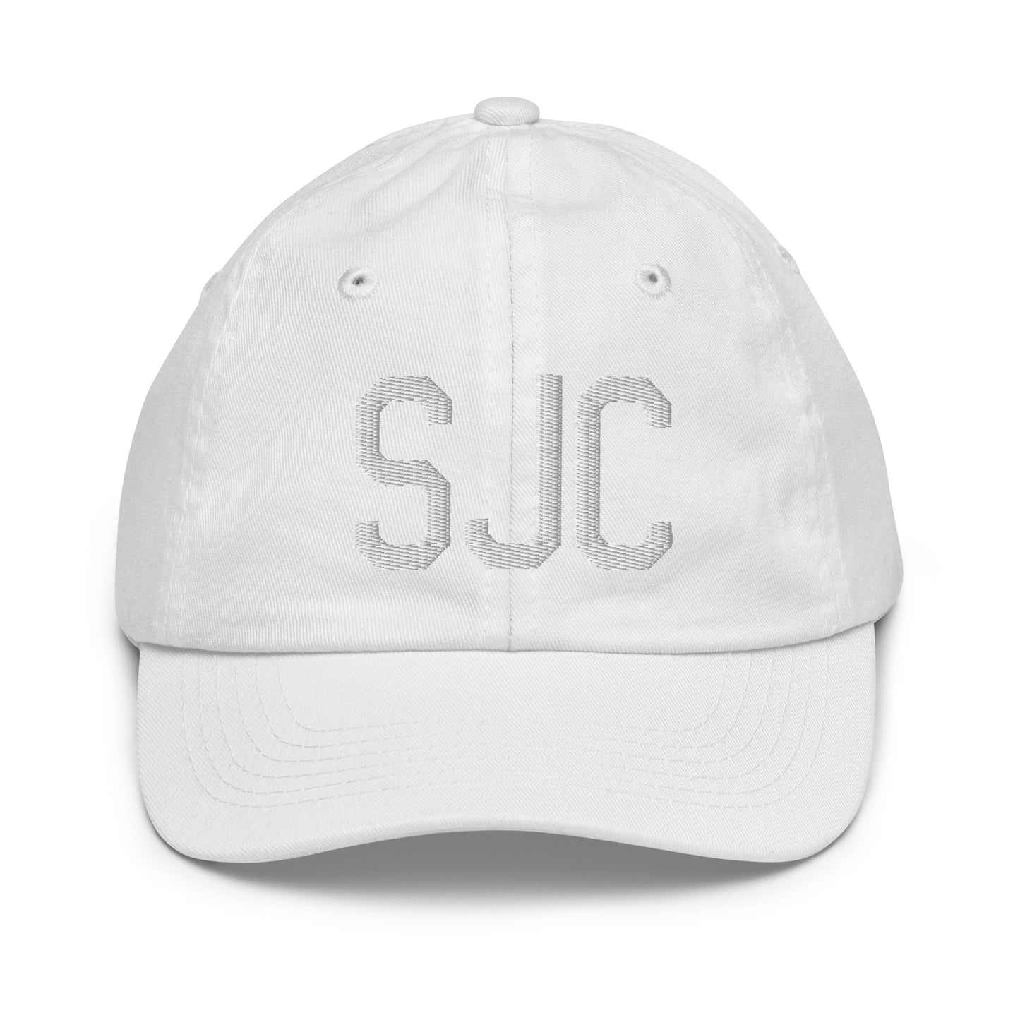 SJC San Jose Kid's Baseball Cap • Air Force Lettering in White • YHM Designs - Image 34