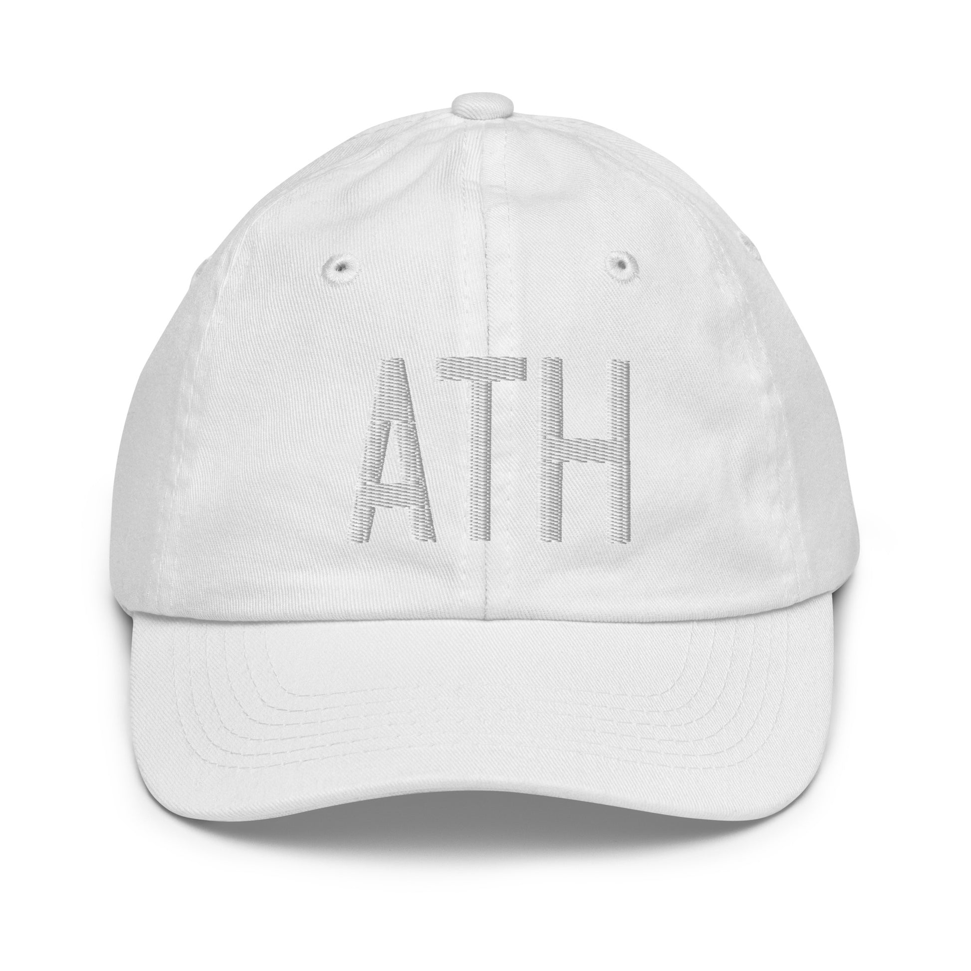 ATH Athens Kid's Baseball Cap • Air Force Lettering in White • YHM Designs - Image 34