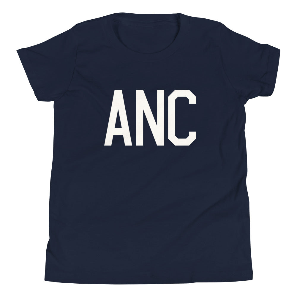 Kid's T-Shirt - White Graphic • ANC Anchorage • YHM Designs - Image 05