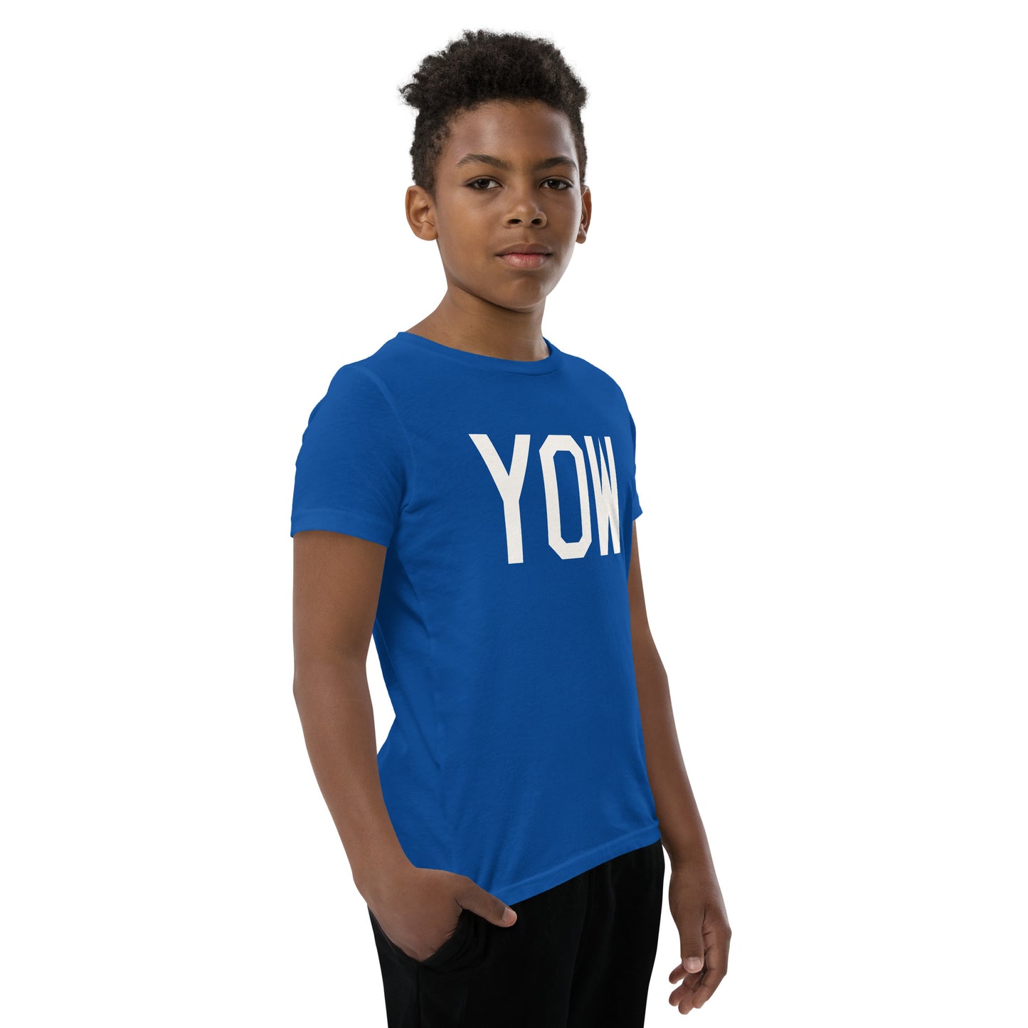 Kid's T-Shirt - White Graphic • YOW Ottawa • YHM Designs - Image 12