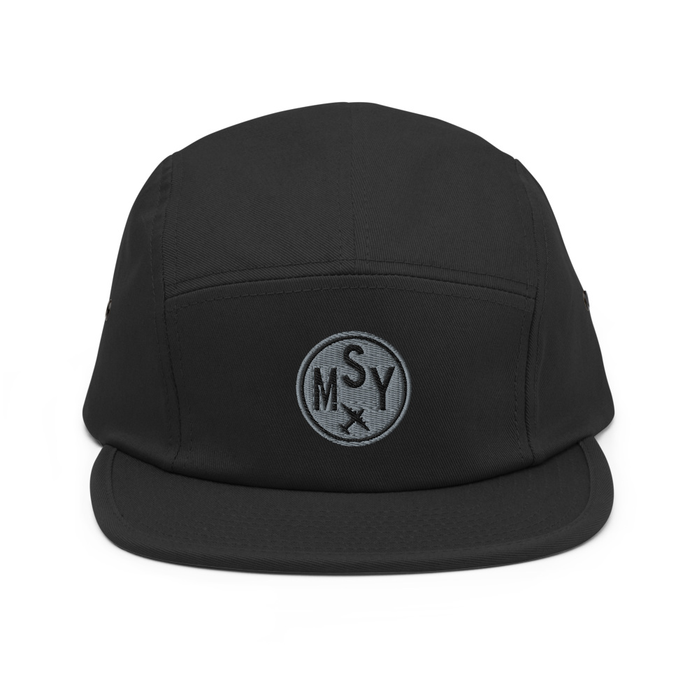 Airport Code Camper Hat - Roundel • MSY New Orleans • YHM Designs - Image 05