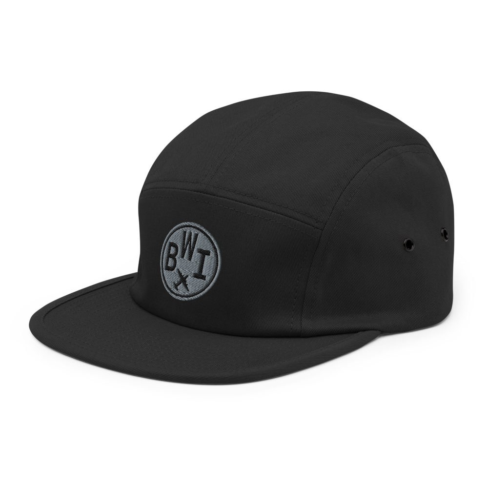 Airport Code Camper Hat - Roundel • BWI Baltimore • YHM Designs - Image 01