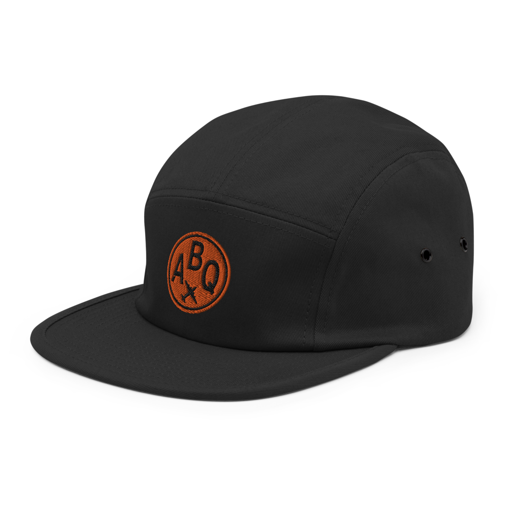 Airport Code Camper Hat - Roundel • ABQ Albuquerque • YHM Designs - Image 14