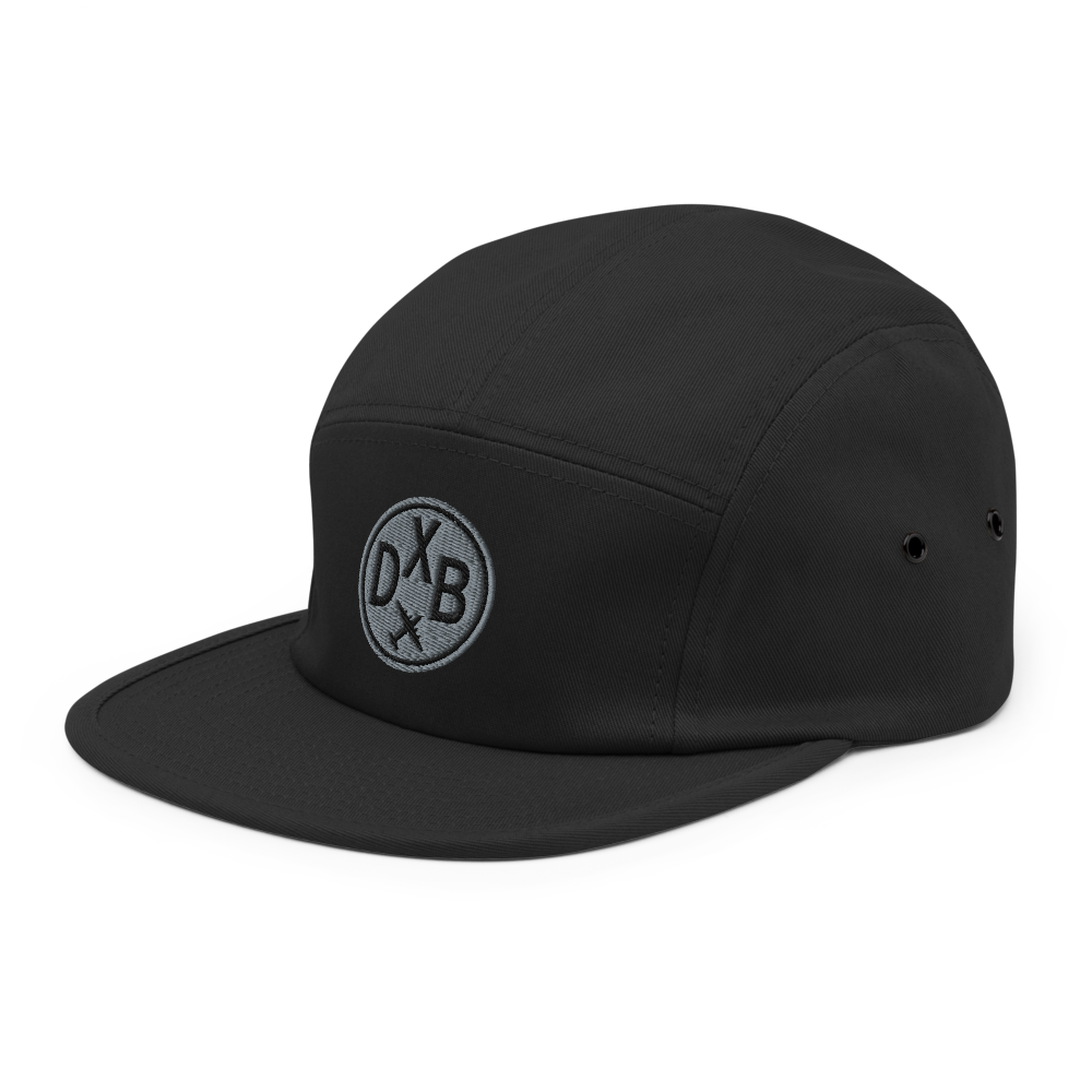 Airport Code Camper Hat - Roundel • DXB Dubai • YHM Designs - Image 01