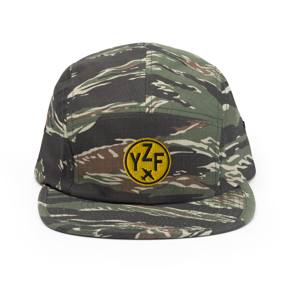 Airport Code Camper Hat - Roundel • YZF Yellowknife • YHM Designs - Image 07