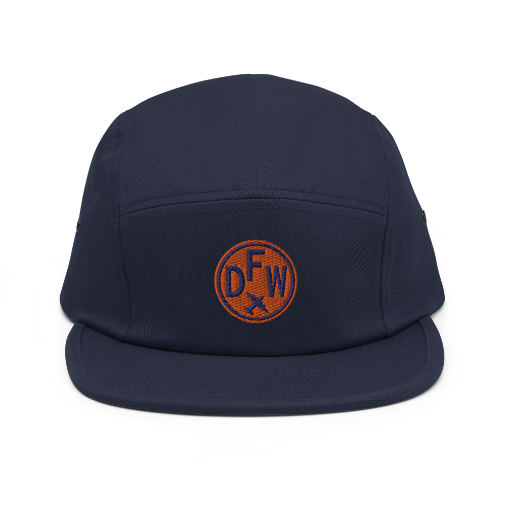 Airport Code Camper Hat - Roundel • DFW Dallas • YHM Designs - Image 05