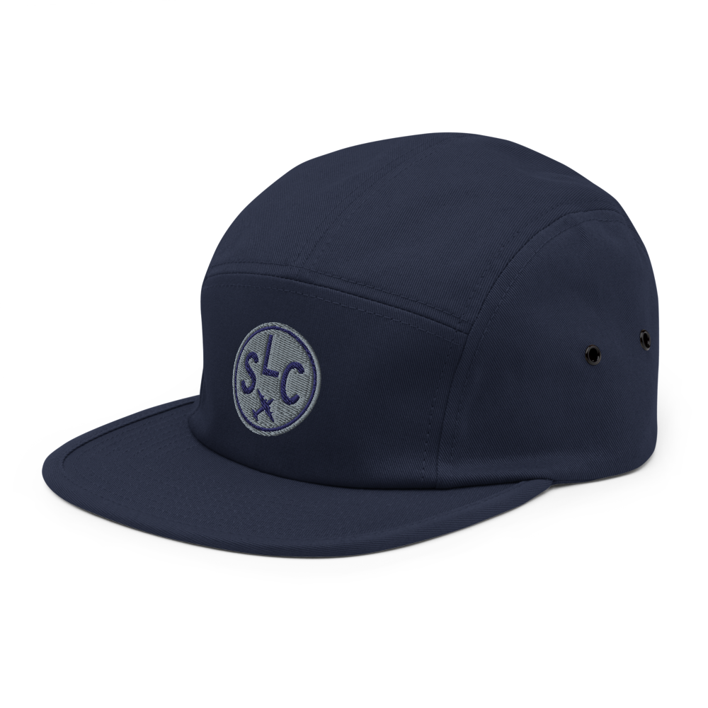 Airport Code Camper Hat - Roundel • SLC Salt Lake City • YHM Designs - Image 14