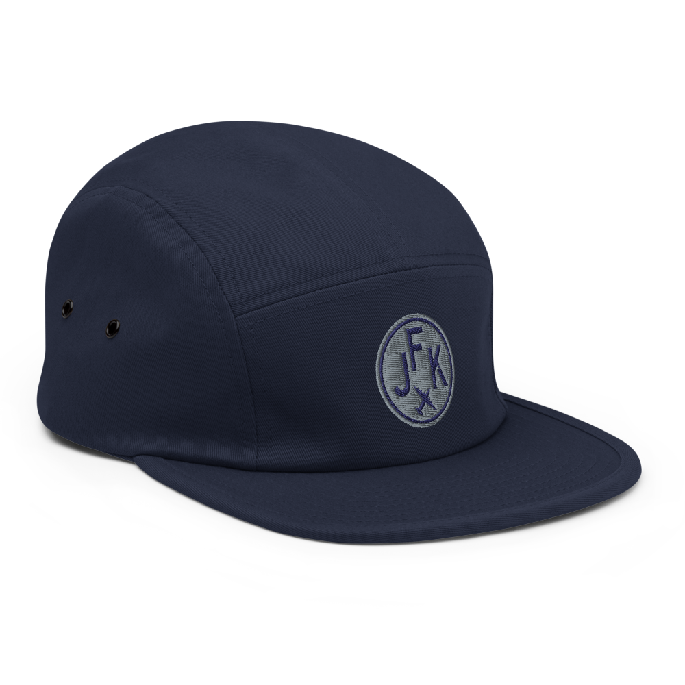 Airport Code Camper Hat - Roundel • JFK New York City • YHM Designs - Image 13