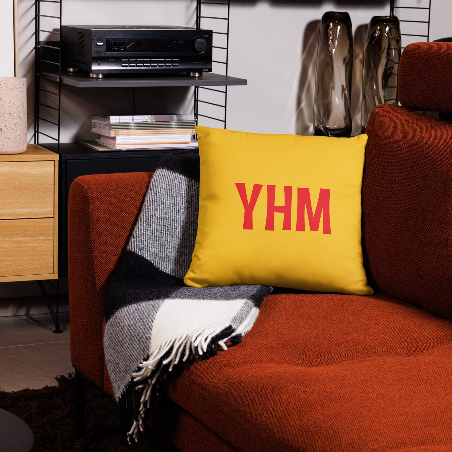 Rainbow Throw Pillow • YHZ Halifax • YHM Designs - Image 05