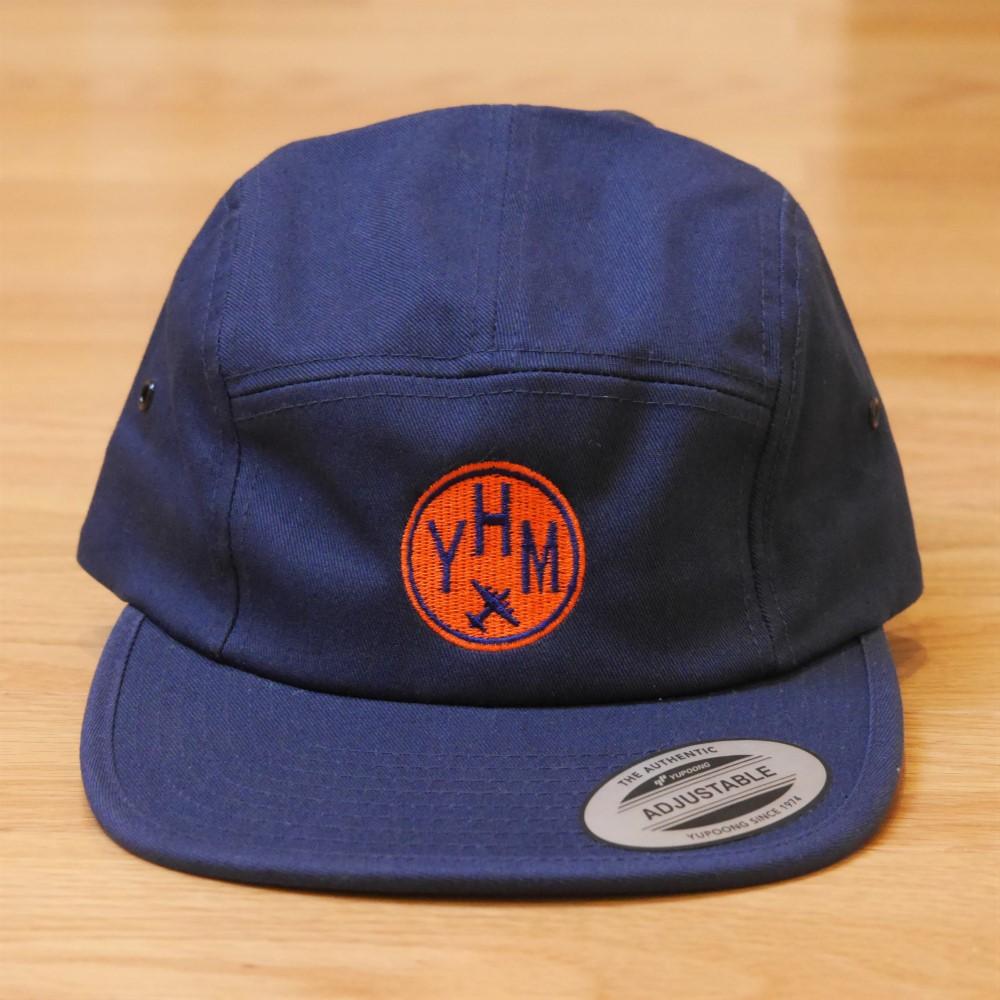 Roundel Bucket Hat - Navy Blue & White • YUL Montreal • YHM Designs - Image 09