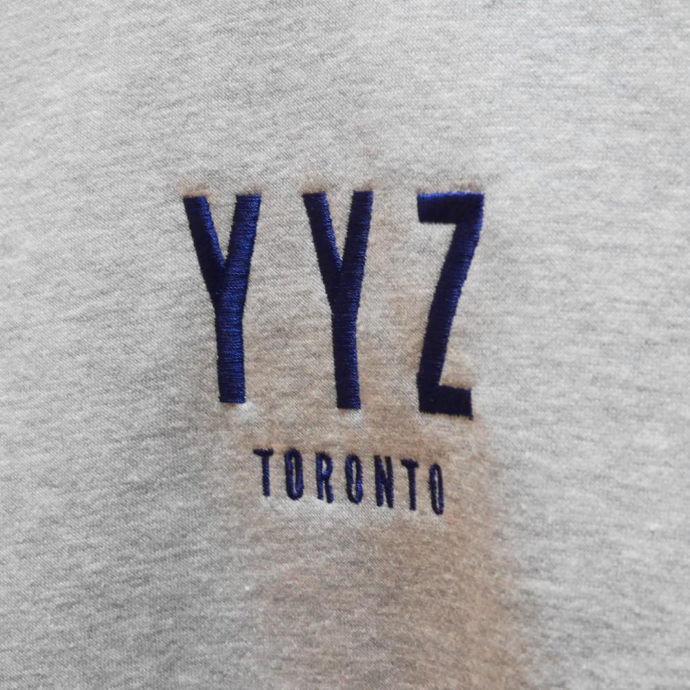 Kid's Sustainable Hoodie - Navy Blue • YYZ Toronto • YHM Designs - Image 10