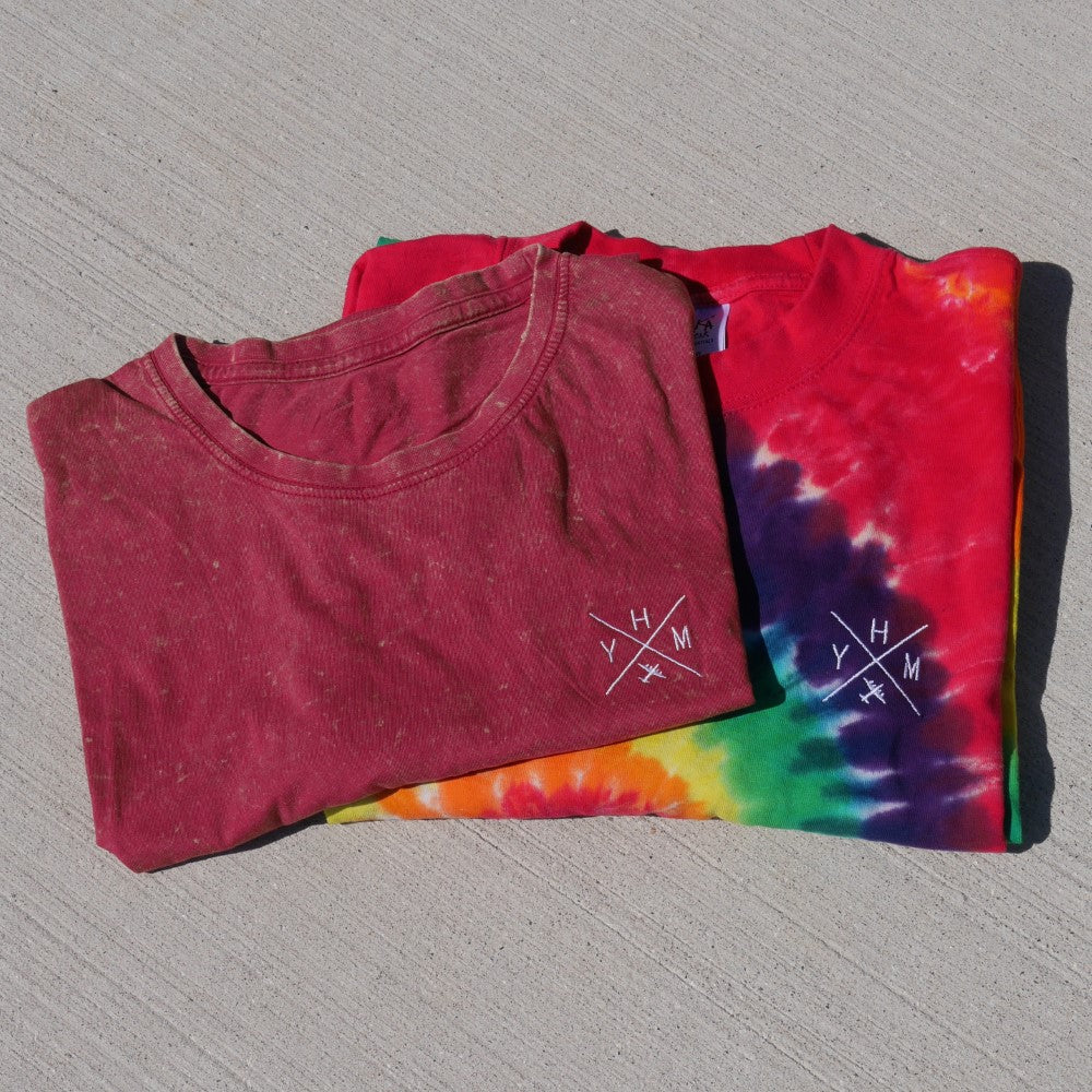 Crossed-X Oversized Tie-Dye T-Shirt • YLW Kelowna • YHM Designs - Image 23