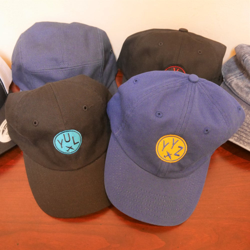 Roundel Kid's Baseball Cap - Gold • YEG Edmonton • YHM Designs - Image 13