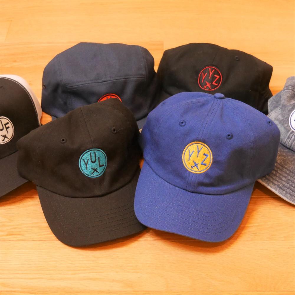 YYT St. John's Kid's Baseball Cap • Maple Leaf Shield Design - Red & White • YHM Designs - Image 32