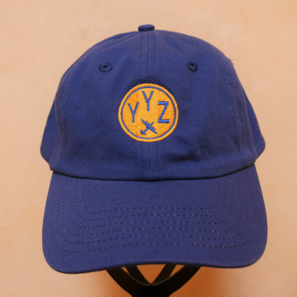 Roundel Kid's Baseball Cap - Gold • YEG Edmonton • YHM Designs - Image 08
