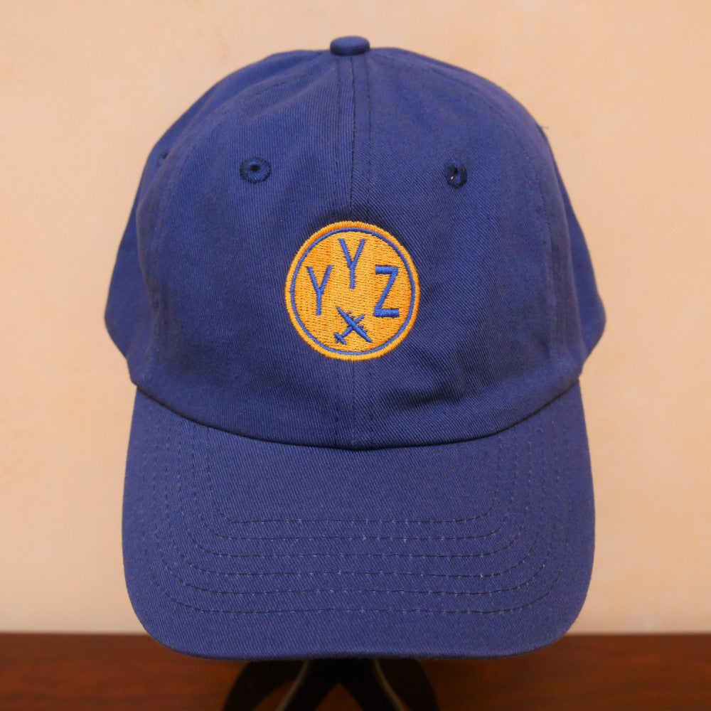 Roundel Kid's Baseball Cap - Gold • YEG Edmonton • YHM Designs - Image 09
