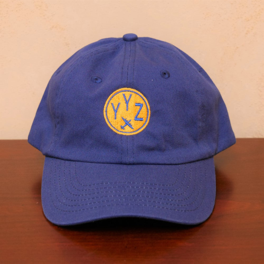Roundel Kid's Baseball Cap - Gold • YEG Edmonton • YHM Designs - Image 12