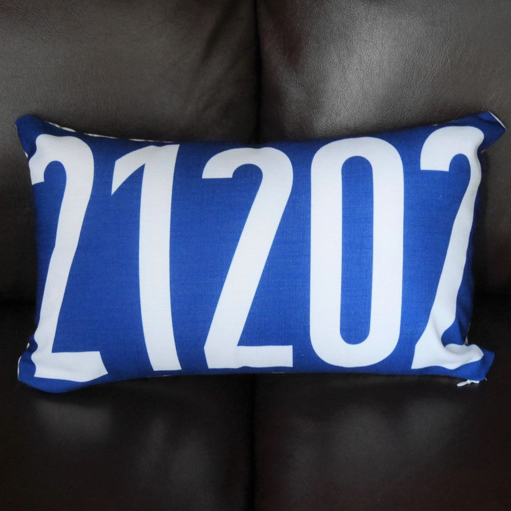 GRB Green Bay Throw Pillow • Typewriter Lettering in Terracotta Red • YHM Designs - Image 07