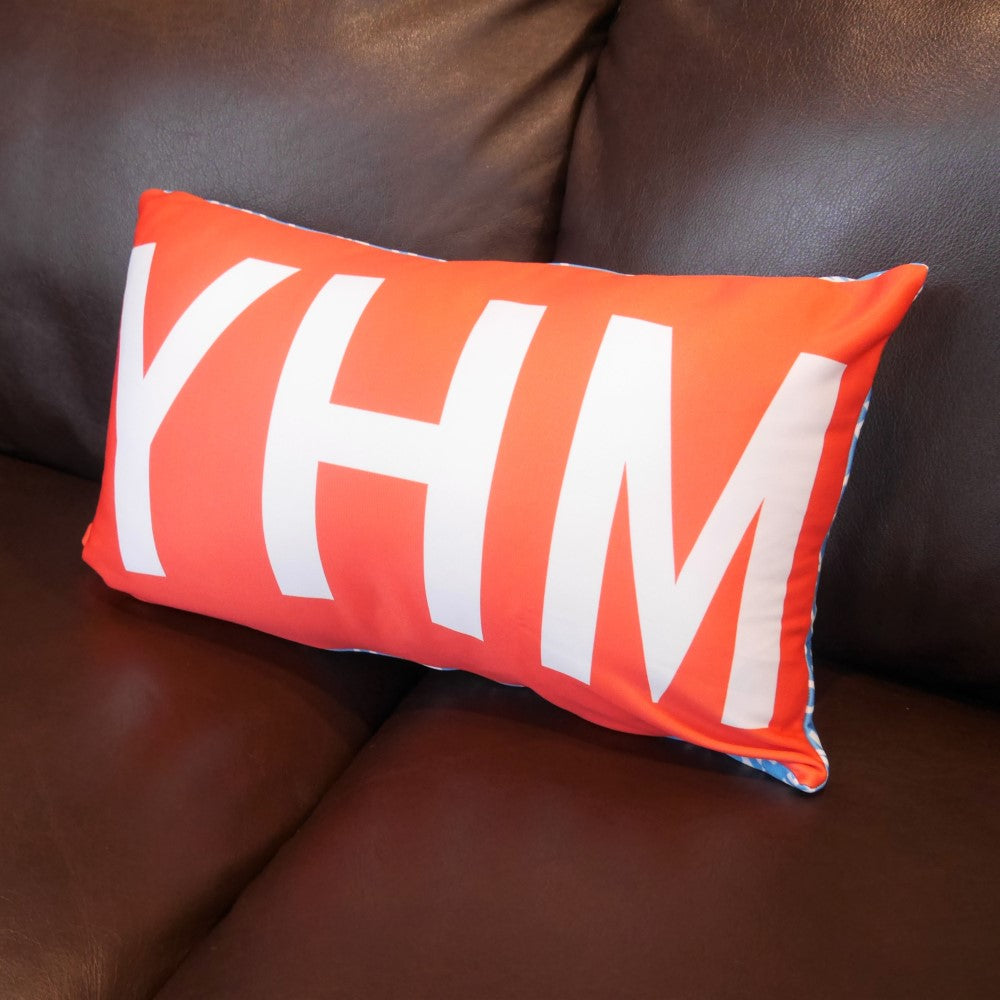 OSL Oslo Throw Pillow • Air Force Lettering & Red Buffalo Plaid • YHM Designs - Image 12