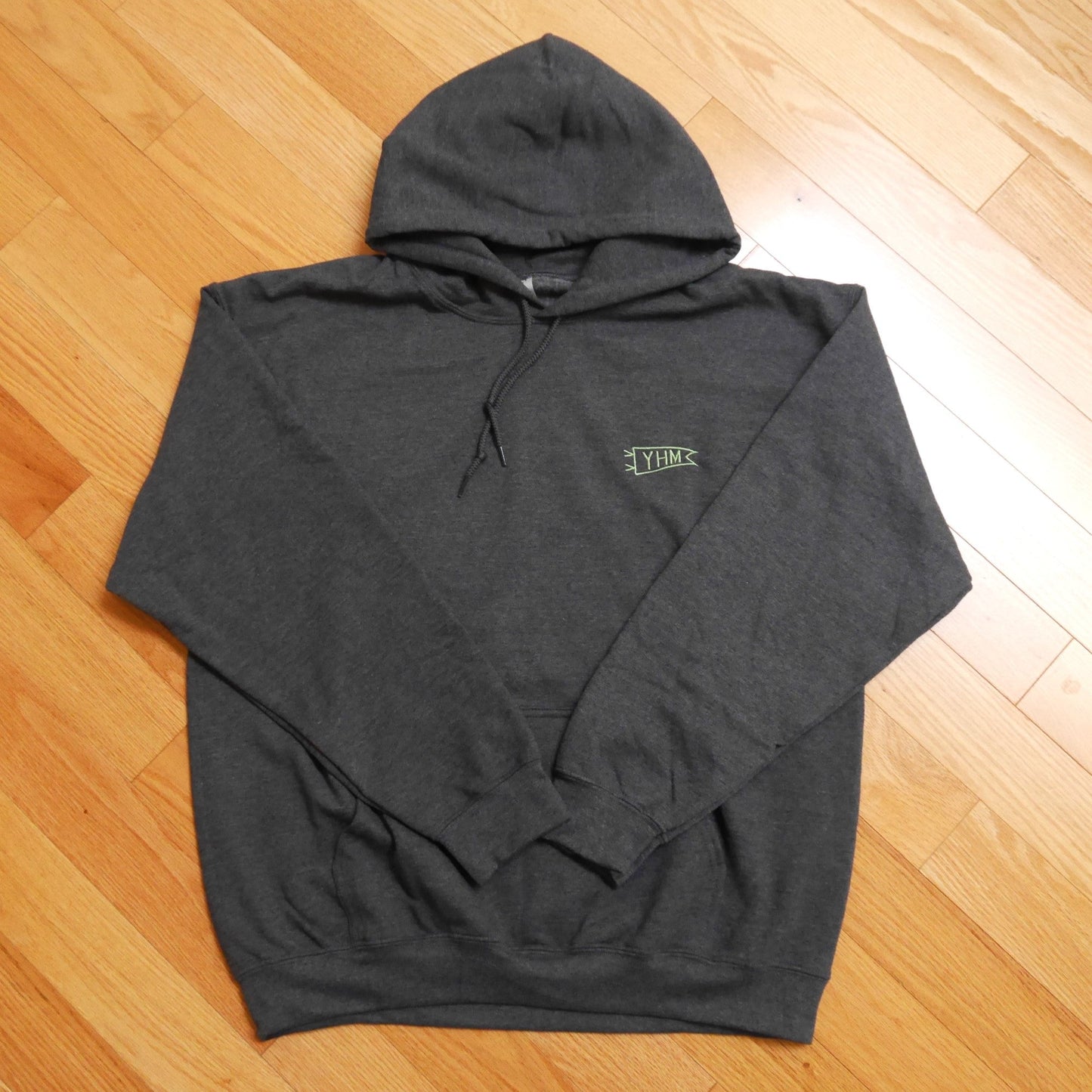 ABQ Albuquerque Unisex Hoodie • Monochrome with Airport Code & City Name • YHM Designs - Image 18