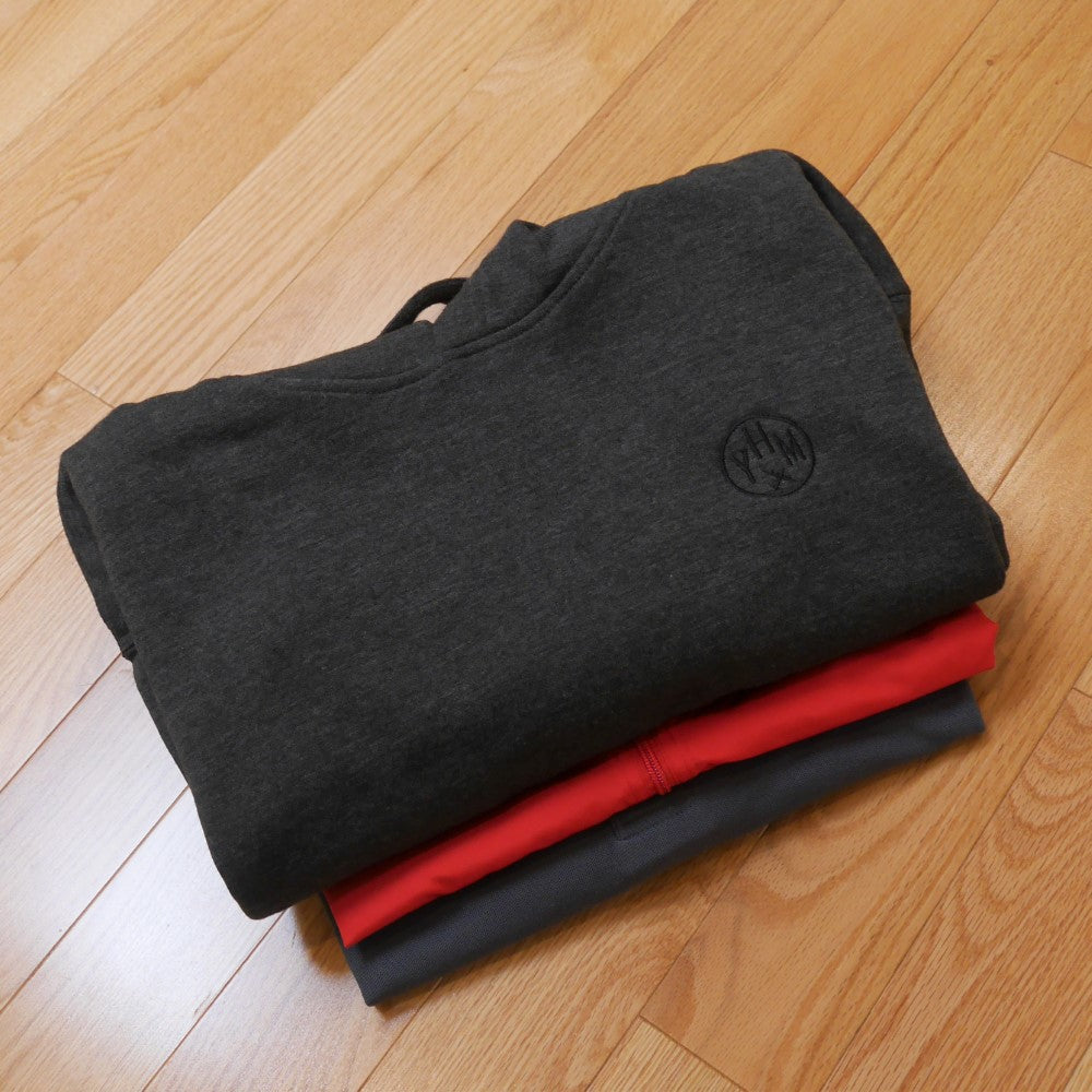 MEL Melbourne Premium Hoodie • Banner Design in Terracotta Red • YHM Designs - Image 07